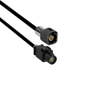 HSD Code A Black Male to Female 5 meter cable assembly (HSDC500CM-AM-AF)